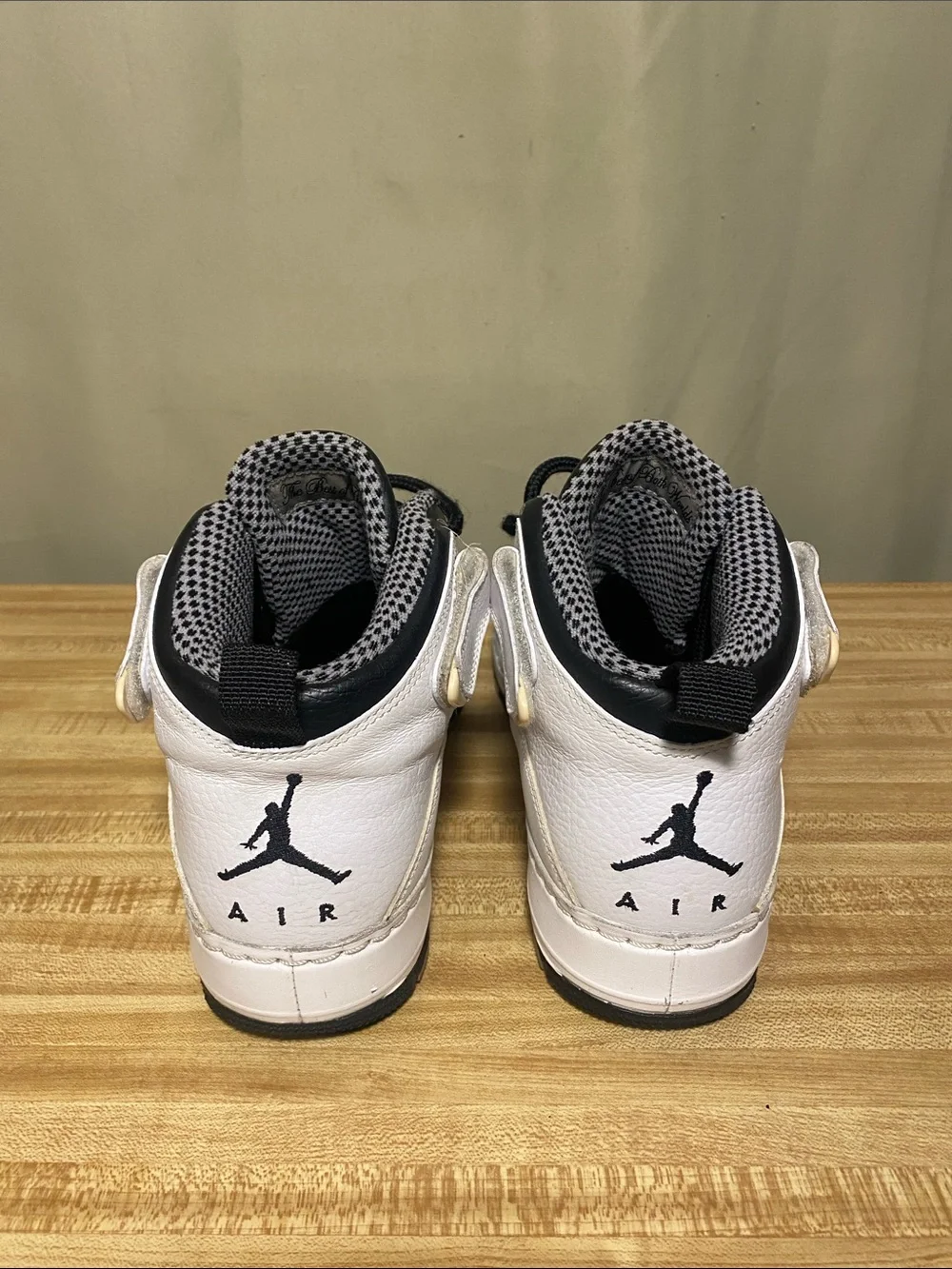 Nike Air Jordan Fusion 10 White/Black/Lt Steel Grey AJF10 414588-101 Mens 10